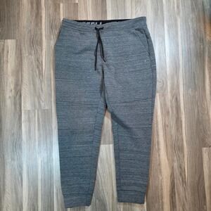 Russell Athletic Mens Fusion Knit Joggers Gray Heathered Sweatpants Large 36-38